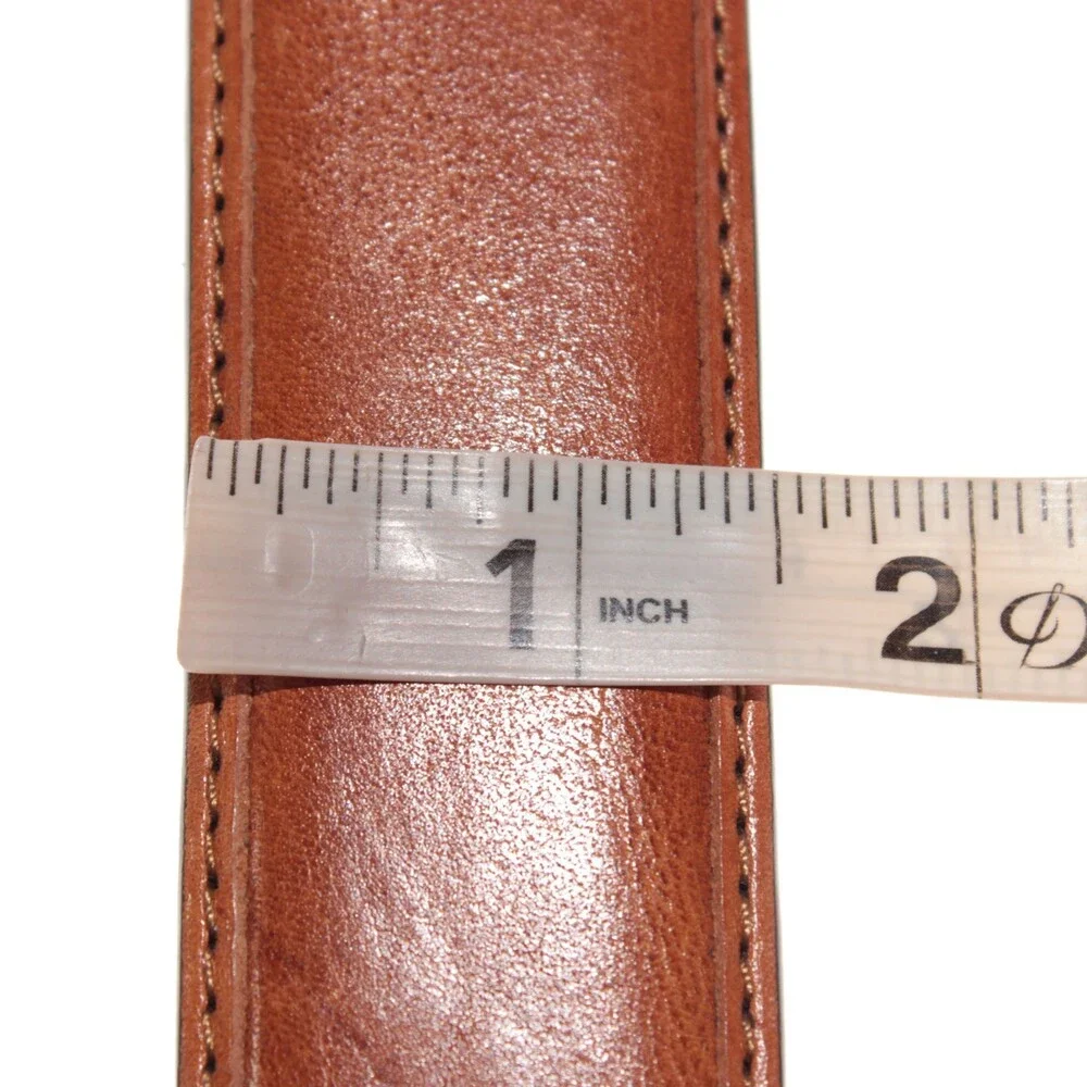 Bill Lavin NWT Classic Belt Size 40 US in Solid Brown Leather
